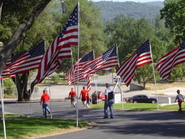 Avenue of Flags, Memorial Day and Veterans Day
